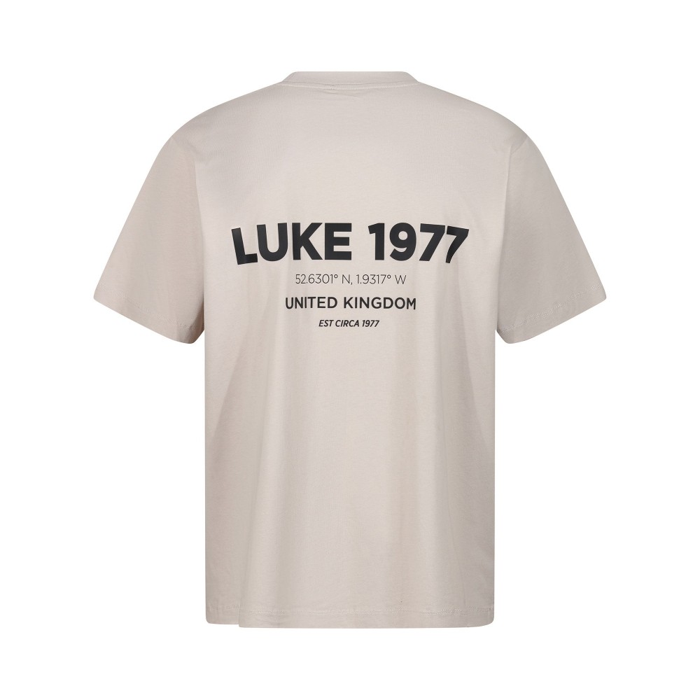 Luke 1977 AI Relaxed Fit HeavyWeight T-shirt - Dark Ecru