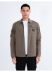 Luke 1977 Vietnam Zip Through Nylon Jacket - Mushroom