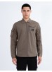 Luke 1977 Vietnam Zip Through Nylon Jacket - Mushroom