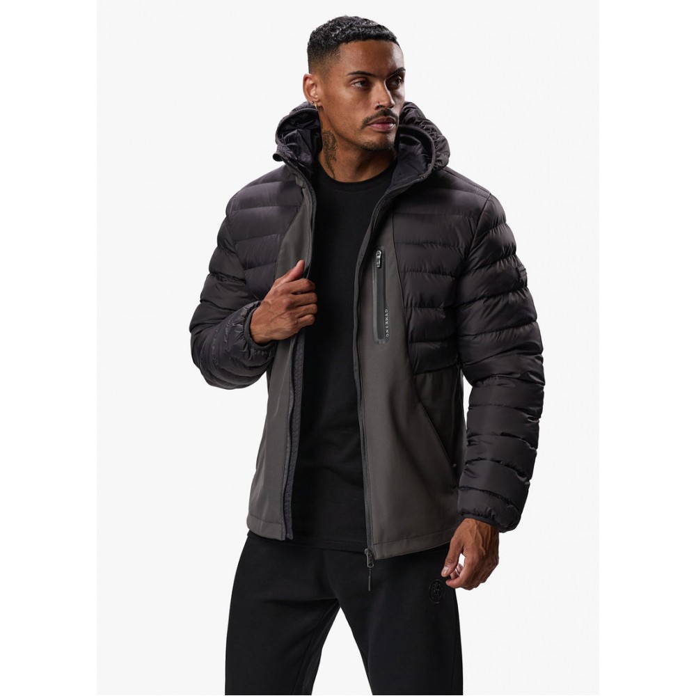 Gym King Summit Hybrid Jacket - Black/Grey