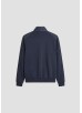 ANTONY MORATO SLIM-FIT COAT IN PADDED SHIOZE NYLON WITH SCUBA INSERTS - MARINE BLUE ANTONY MORATO SLIM-FIT COAT IN PADDED SHIOZE NYLON WITH SCUBA INSERTS - MARINE BLUE