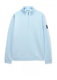 Weekend Offender Kraviz Quarter Zip Sweatshirt - Sky Blue