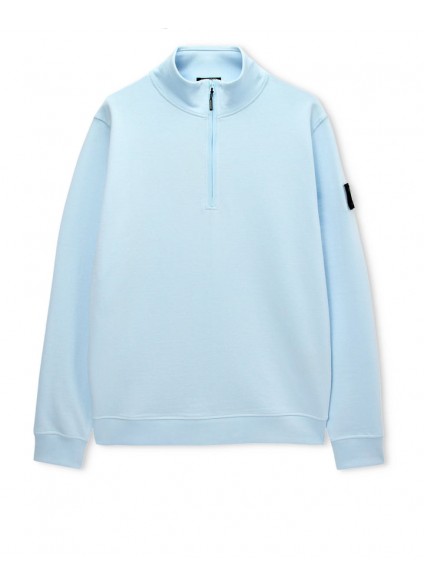 Weekend Offender Kraviz Quarter Zip Sweatshirt - Sky Blue