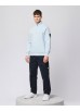 Weekend Offender Kraviz Quarter Zip Sweatshirt - Sky Blue