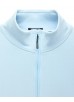 Weekend Offender Kraviz Quarter Zip Sweatshirt - Sky Blue
