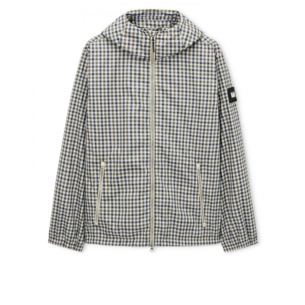 Weekend Offender Campania Windbreaker Jacket - Mid House Check
