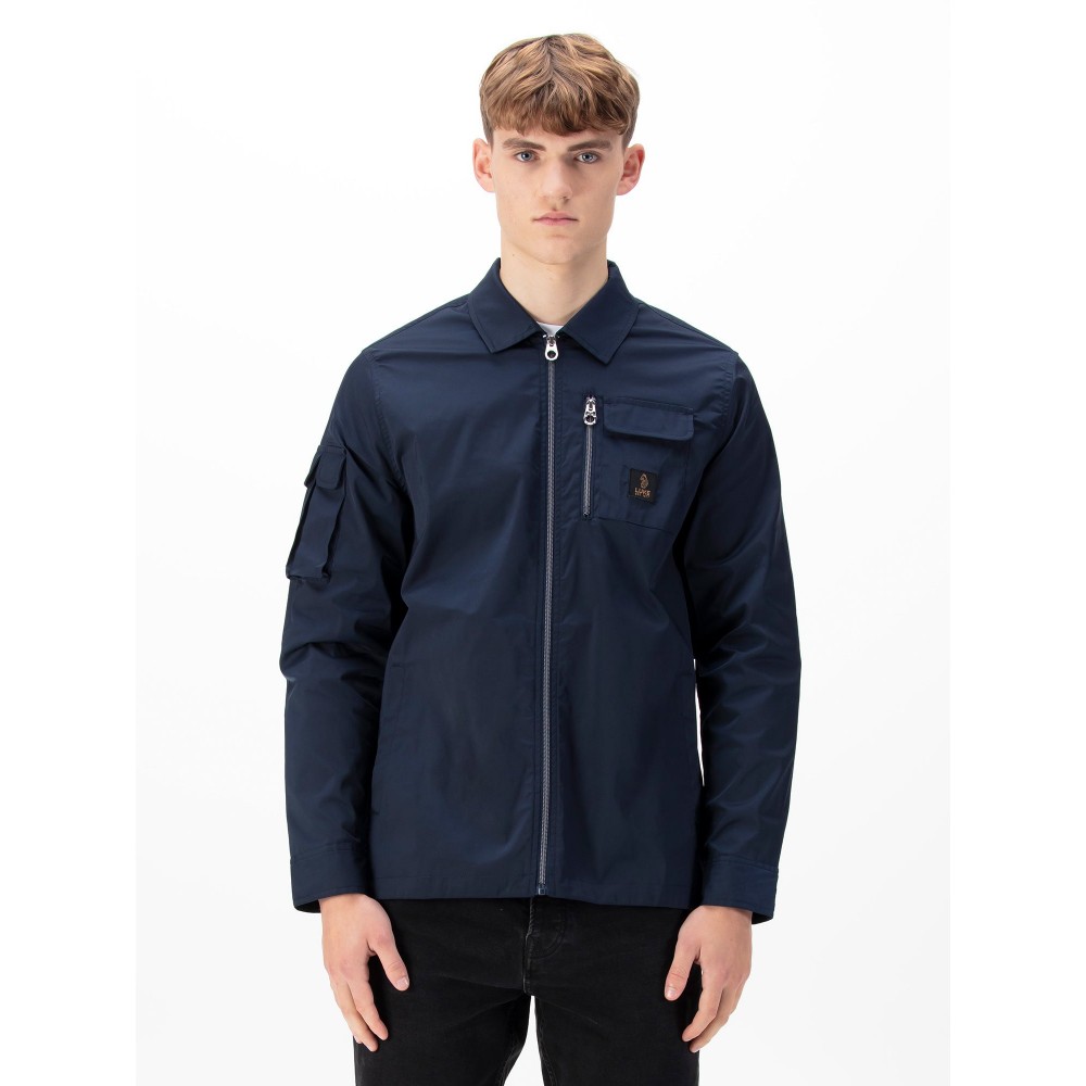 Luke 1977 Vietnam Zip Through Nylon Jacket - Dark Navy 