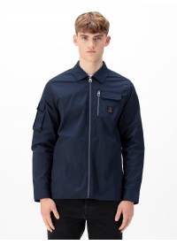 Luke 1977 Vietnam Zip Through Nylon Jacket - Dark Navy 