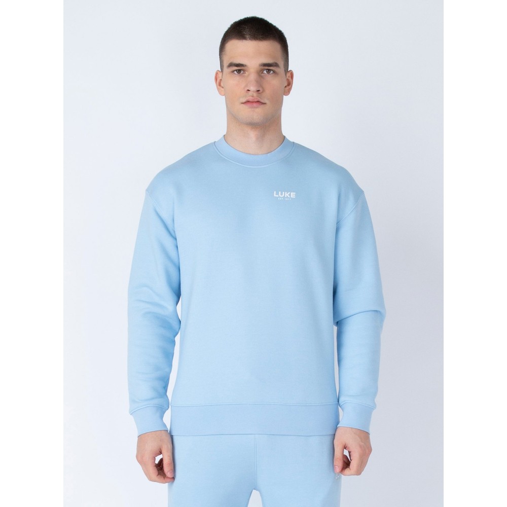 Luke 1977 Exceptional Relaxed Fit Sweatshirt - Sky Blue