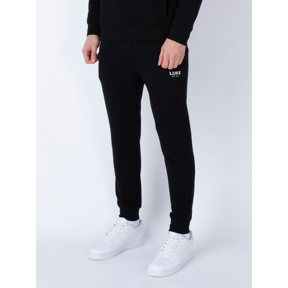 Luke 1977 Astonishing Cuffed Joggers - Black