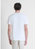 ANTONY MORATO T-SHIRT REGULAR FIT IN JERSEY COTTON WITH PRINT - CREAM COLOURWAY