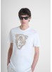 ANTONY MORATO T-SHIRT REGULAR FIT IN JERSEY COTTON WITH PRINT - CREAM COLOURWAY