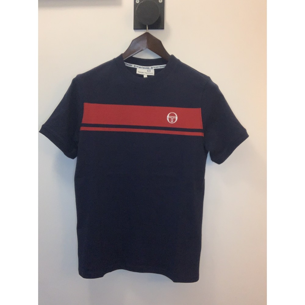 Sergio Tacchini Masters Crew Neck T-shirt - Maritime Blue