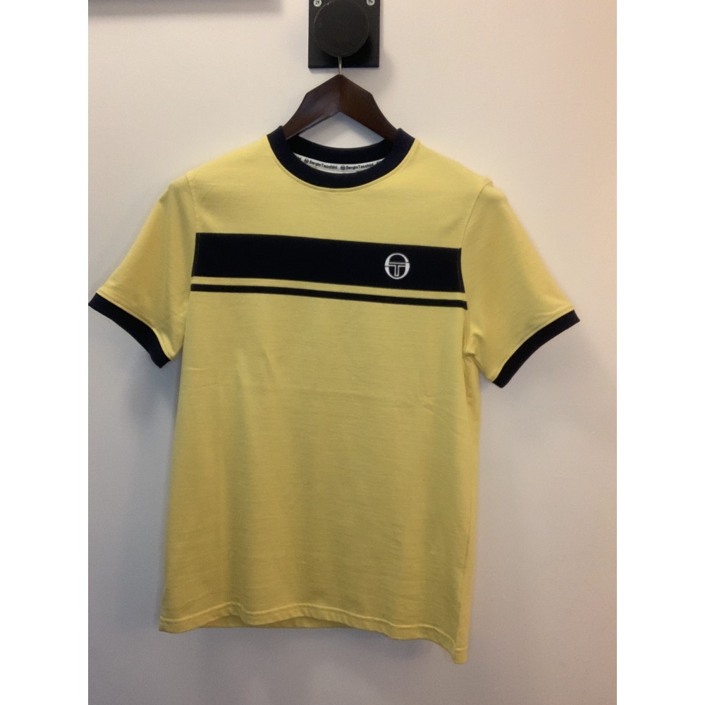 Sergio Tacchini Masters Crew Neck T-shirt - Lemon Drop