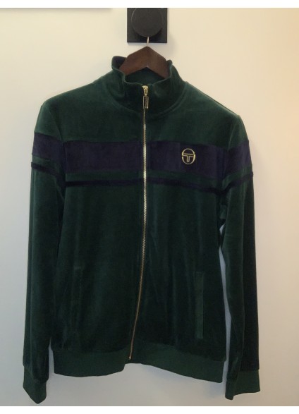 Sergio Tacchini Dararindo Velour Track Top - RainForest