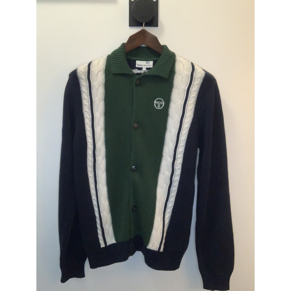 Sergio Tacchini Bruni Knit Cardigan - Maritime Blue