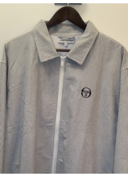 Sergio Tacchini Benvolio Oxford Jacket - Maritime Blue Stripe