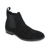 Front Douglas Chelsea Boots - Black