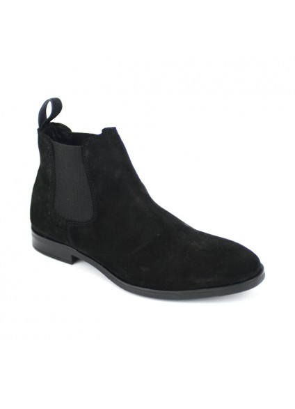 Front Douglas Chelsea Boots - Black