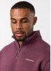 Gym King Fundamental Linear 1/4 Zip Funnel - Mulberry