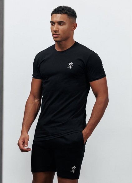 Gym King Fundamental Jersey Tee - Black