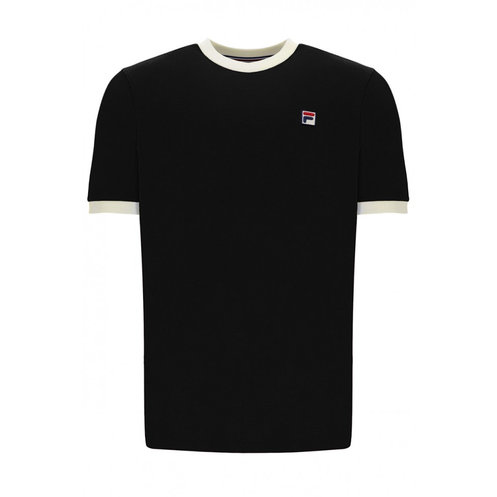 FILA MARCONI ESSENTIAL RINGER T-SHIRT - BLACK