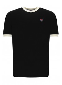 FILA MARCONI ESSENTIAL RINGER T-SHIRT - BLACK