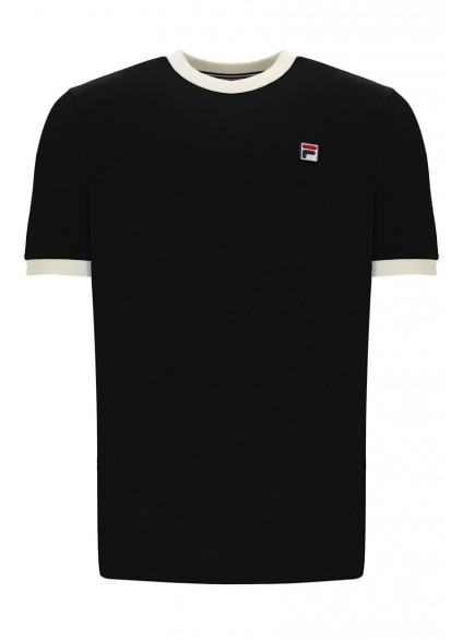 FILA MARCONI ESSENTIAL RINGER T-SHIRT - BLACK