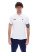 FILA PABLO THREE BUTTON TIPPED RIB BASIC POLO - WHITE