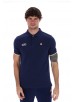 FILA PABLO THREE BUTTON TIPPED RIB BASIC POLO - FILA NAVY
