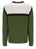 FILA GRAYSON STRIPE CREW SWEATER - GREEN