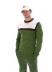 FILA GRAYSON STRIPE CREW SWEATER - GREEN