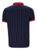 FILA BB1 CLASSIC VINTAGE STRIPED POLO - FILA NAVY