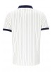 FILA BB1 CLASSIC VINTAGE STRIPED POLO - WHITE