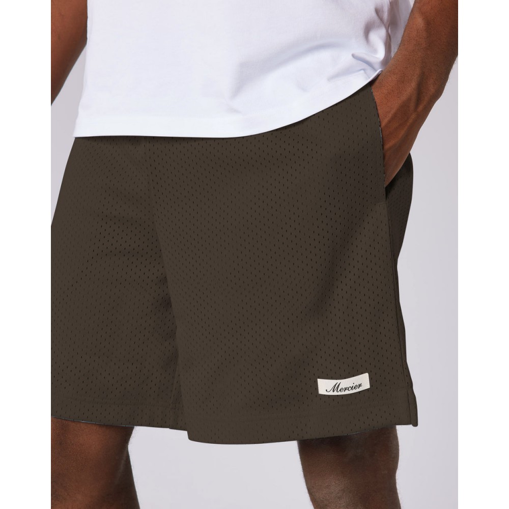 Mercier Airtex Fracture Shorts - Chocolate Brown