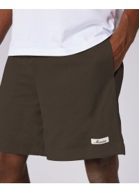 Mercier Airtex Fracture Shorts - Chocolate Brown