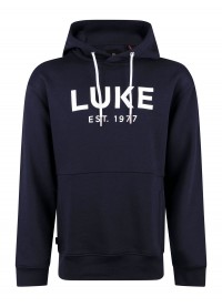 Luke 1977 Grand Soft Cotton Relaxed Fit Overhead Hoodie - Dark Navy