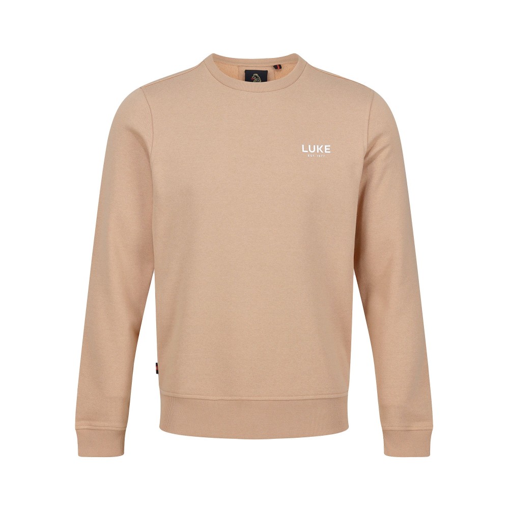 Luke 1977 Exceptional Relaxed Fit Sweatshirt - Biscuit