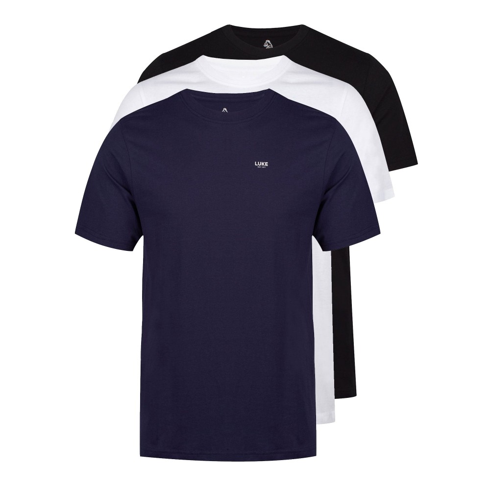 Luke 1977 Magic 3-Pack T-shirts - Navy White Black
