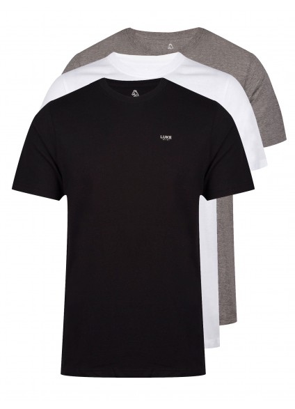 Luke 1977 Magic 3-Pack T-shirts - Black Grey White