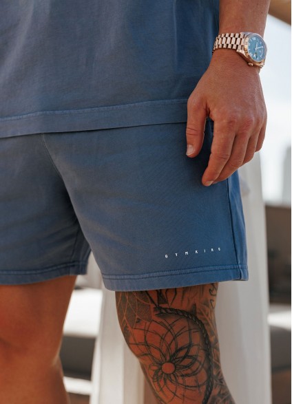 Gym King Purpose Washed Shorts - Deep Indigo