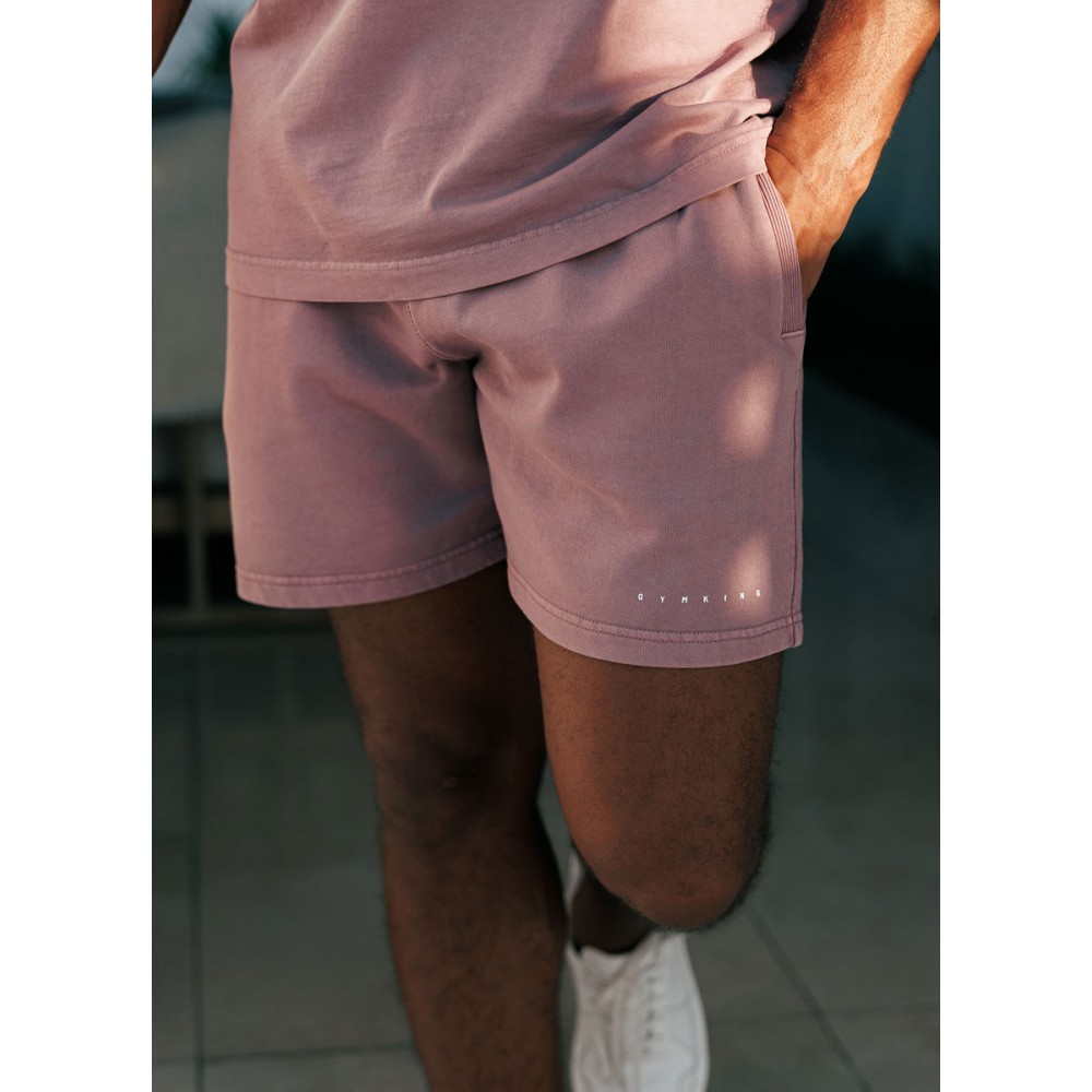 Gym King Purpose Washed Shorts - Dusky Mauve