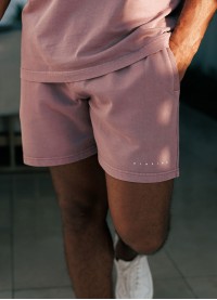 Gym King Purpose Washed Shorts - Dusky Mauve