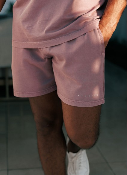 Gym King Purpose Washed Shorts - Dusky Mauve