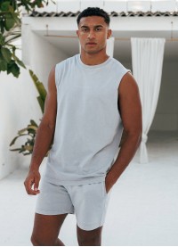 Gym King Purpose Washed Vest - Urban Grey