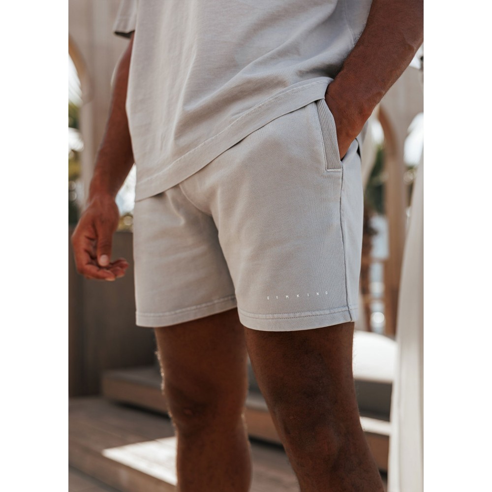 Gym King Purpose Washed Shorts - Urban Grey
