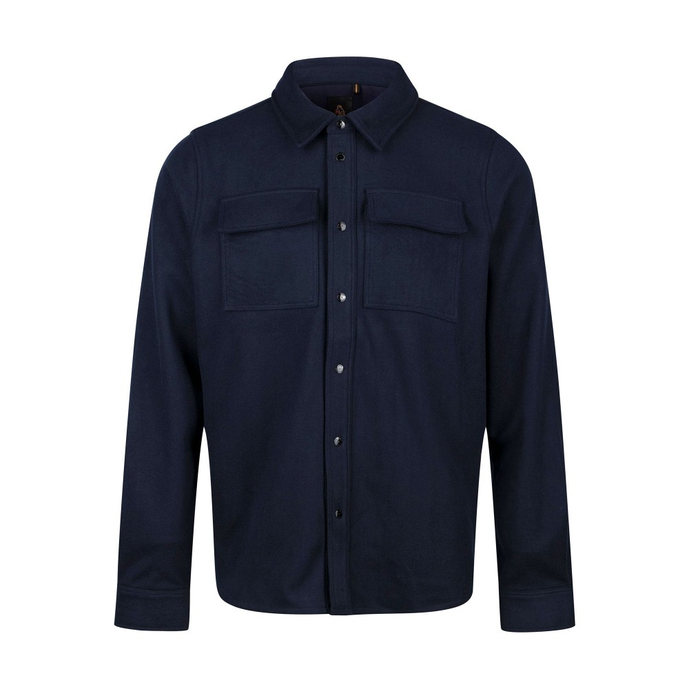 Luke 1977 Ettrick Overshirt - Dark Navy