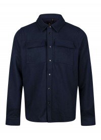 Luke 1977 Ettrick Overshirt - Dark Navy