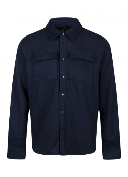 Luke 1977 Ettrick Overshirt - Dark Navy Luke 1977 Ettrick Overshirt - Dark Navy