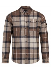 Luke 1977 Bourton Check Shacket - Ecru Check